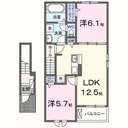 フレンドビュー水野の物件間取画像